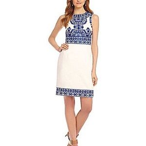 Embroidered Jacquard Dress